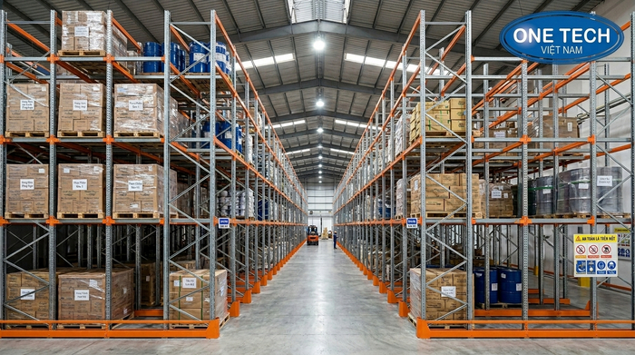Lắp đặt kệ drive in trong kho cao Hình ảnh thực tế lắp đặt kệ drive in trong kho cao số 8