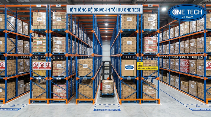 Kệ drive in tối ưu diện tích kho Hình ảnh thực tế kệ drive in tối ưu diện tích kho số 10
