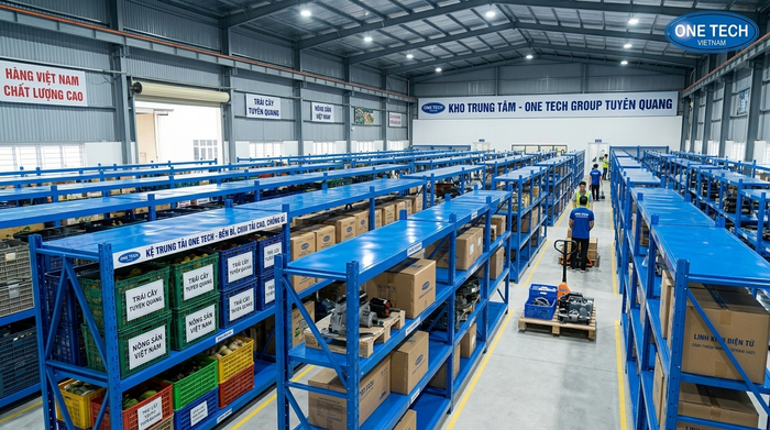 Sản xuất kệ trung tải OneTech Group Sản xuất kệ trung tải bằng sắt thép tại OneTech Group cho khách hàng Tuyên Quang