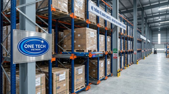 Thiết kế kệ Radio Shuttle cho kho pallet Tuyên Quang Thiết kế kệ Radio Shuttle theo pallet cho kho tại Tuyên Quang
