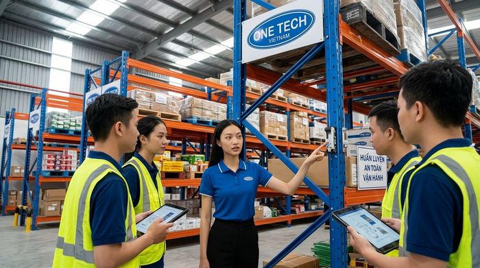 Bàn giao và đào tạo vận hành kệ Selective an toàn