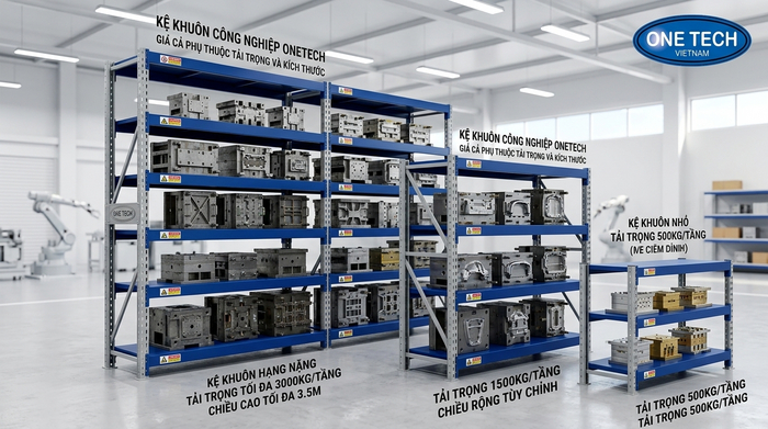 Báo giá kệ khuôn theo tải trọng Báo giá kệ khuôn theo tải trọng và kích thước