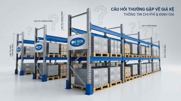 Giải đáp thắc mắc về kệ sắt công nghiệp Câu hỏi thường gặp về kệ kho hàng công nghiệp