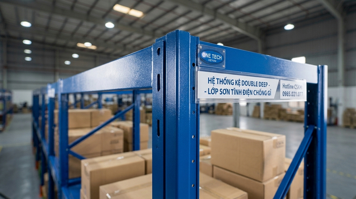 Lớp sơn bảo vệ chống gỉ cho kệ Double Deep Tuyên Quang