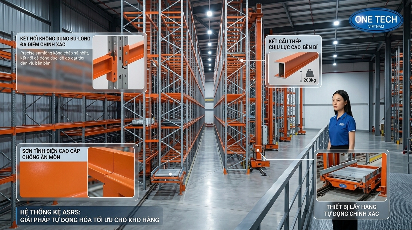 Các yếu tố kỹ thuật quan trọng của kệ kho ASRS Tuyên Quang Tiêu chí kỹ thuật khi chọn kệ kho ASRS Tuyên Quang