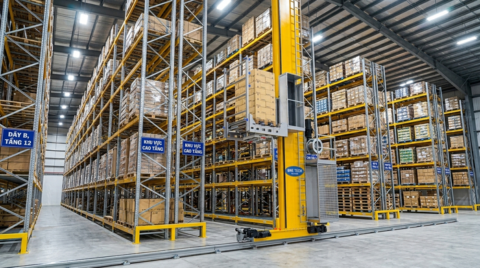 Kệ kho kết hợp Stacker-Crane tại Tuyên Quang