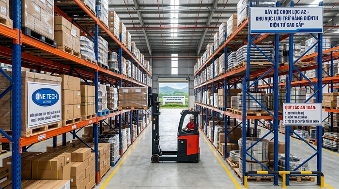Kệ Selective pallet cho kho công nghiệp tại Tuyên Quang