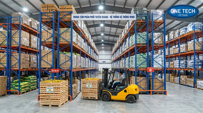 Kệ Selective Tuyên Quang cho kho hàng pallet tải trọng cao