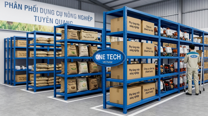 Kệ trung tải cho kho vật tư và nông sản tại Tuyên Quang