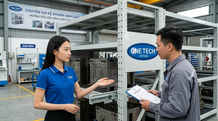 Lắp đặt bàn giao kệ khuôn Lắp đặt và bàn giao kệ khuôn tại kho xưởng
