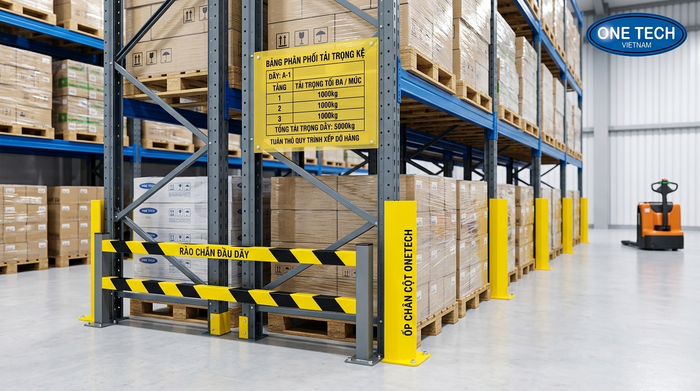 Phụ kiện an toàn cho kệ kho pallet và kệ công nghiệp