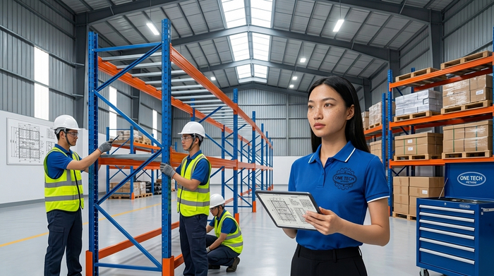 Quy trình lắp đặt kệ kho trung chuyển Tuyên Quang Quy trình lắp đặt giải pháp lưu trữ cho kho trung chuyển Tuyên Quang