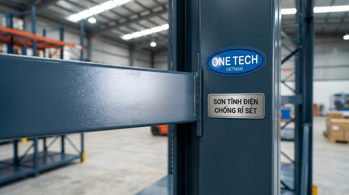 Bề mặt sơn tĩnh điện kệ Selective chống rỉ cho kho Tuyên Quang