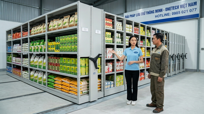 Tư vấn kệ kho di động Tuyên Quang bởi OneTech