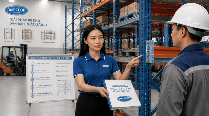 Bàn giao và đào tạo quy trình vận hành kệ kho logistics Tuyên Quang