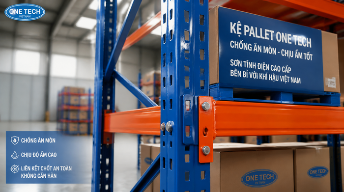 Giải pháp chống ẩm và rỉ sét cho kệ kho logistics Tuyên Quang