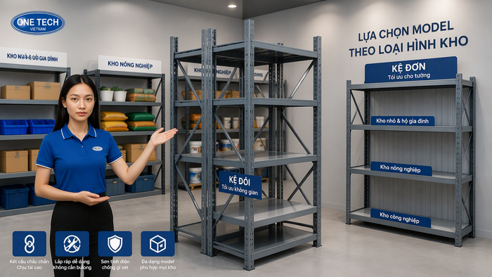 Gợi ý chọn thiết bị nhà kho Tuyên Quang theo mô hình sử dụng