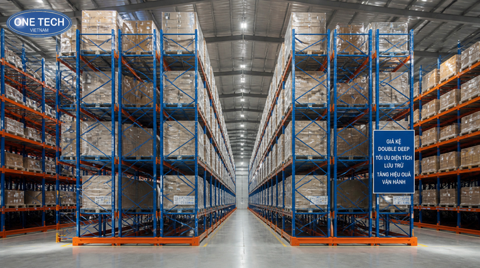 Kệ Double Deep cho kho pallet tại Tuyên Quang