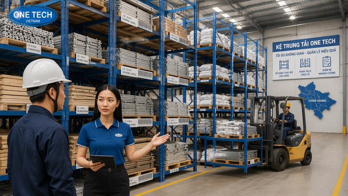 Kệ kho công nghiệp chịu tải cao cho hàng nặng tại Tuyên Quang