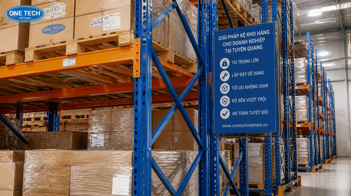 Tiêu chí chọn kệ kho logistics Tuyên Quang theo tải trọng và mặt bằng