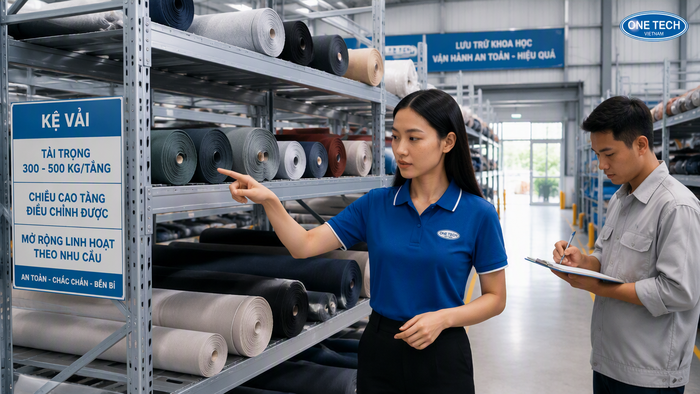 Tư vấn kệ để vải Tuyên Quang theo mặt bằng kho thực tế