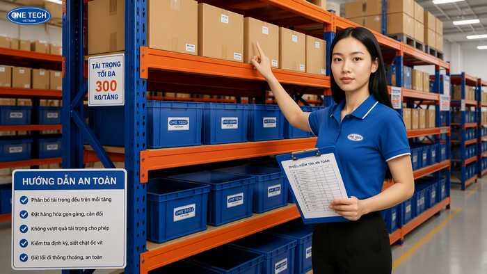 Bàn giao kệ trung tải và đào tạo quy trình sử dụng Bàn giao kệ trung tải và đào tạo quy trình sử dụng an toàn cho kho hàng